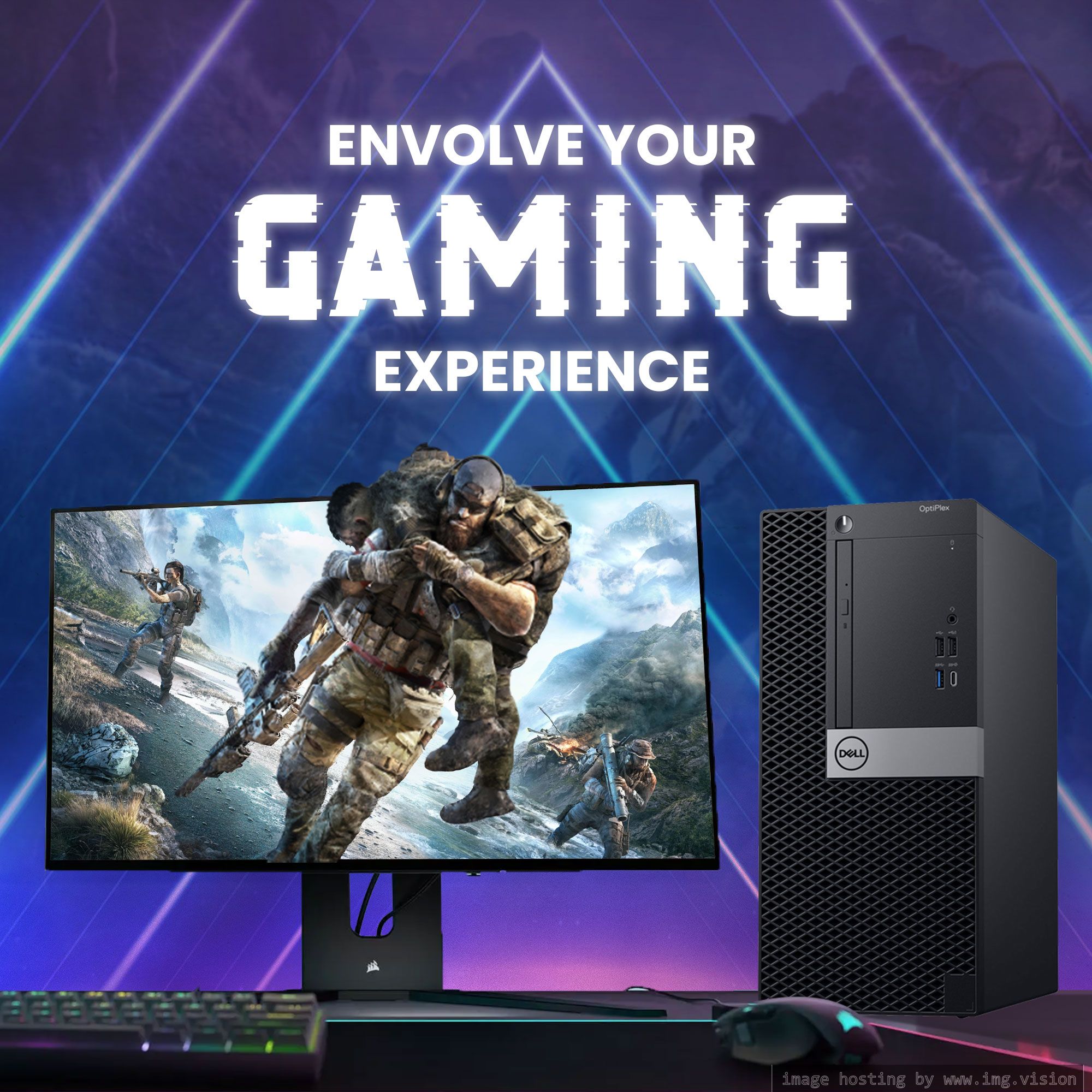 Dell Desktop Gaming PC Intel i5-8500 32 GB 1TB SSD + 2TB Dell Desktop Gaming PC Intel i5-8500 32 GB 1TB SSD + 2TB
