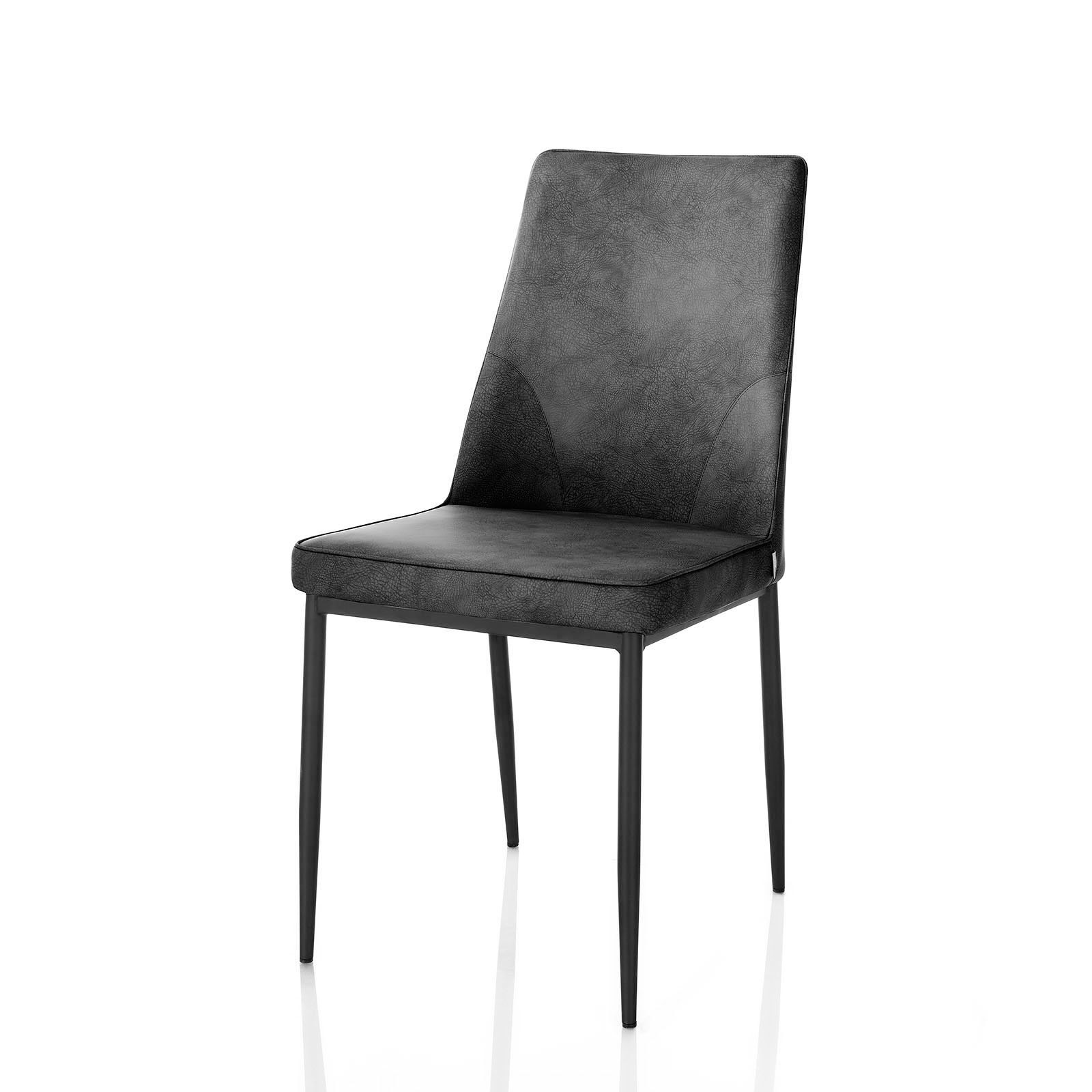 Image of Set 4 Sedie LOLA nero