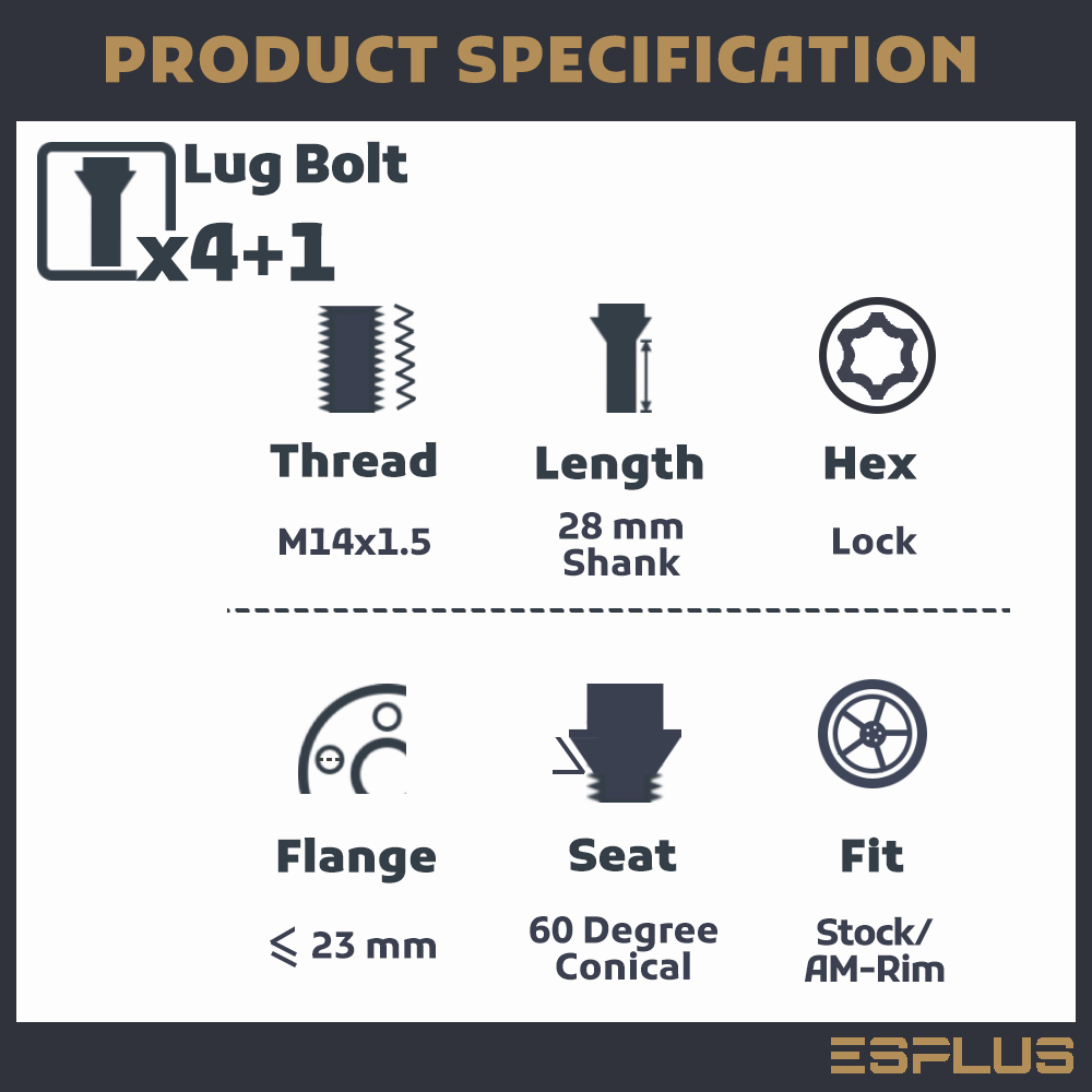 Fits VW T6 Transporter Models 2015 To 2020 Heyner Germany Stil Block PRO Locking Wheel Nuts M14x1.5 Set 4 Locks Thatcham Quality Assured Bolts 299/5 - View #2