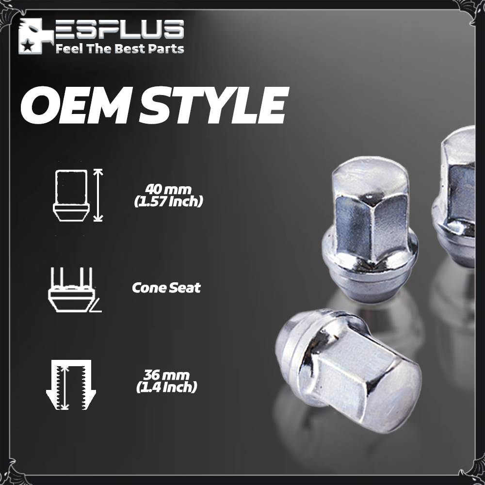 20 Pc Cadillac OEM Lug Nut M14x1.5 7/8