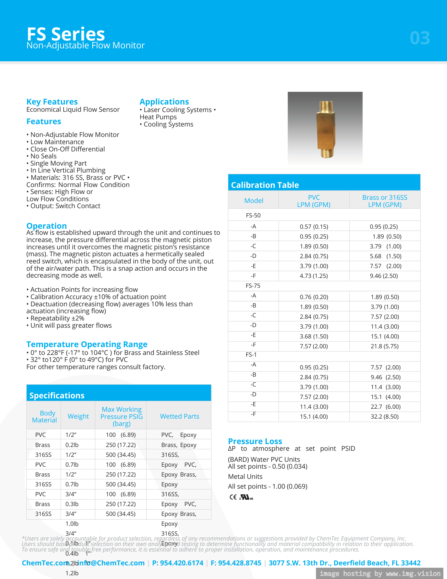 ChemTec FS50CBNO Image 1