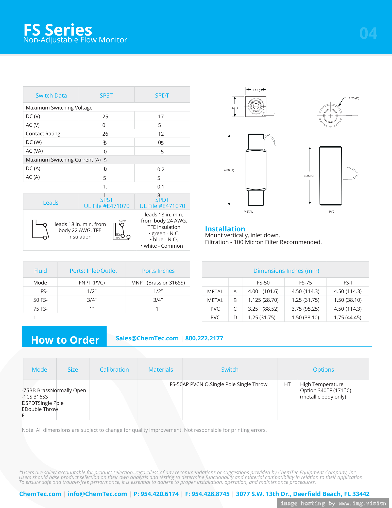 ChemTec FS50CBNO Image 2