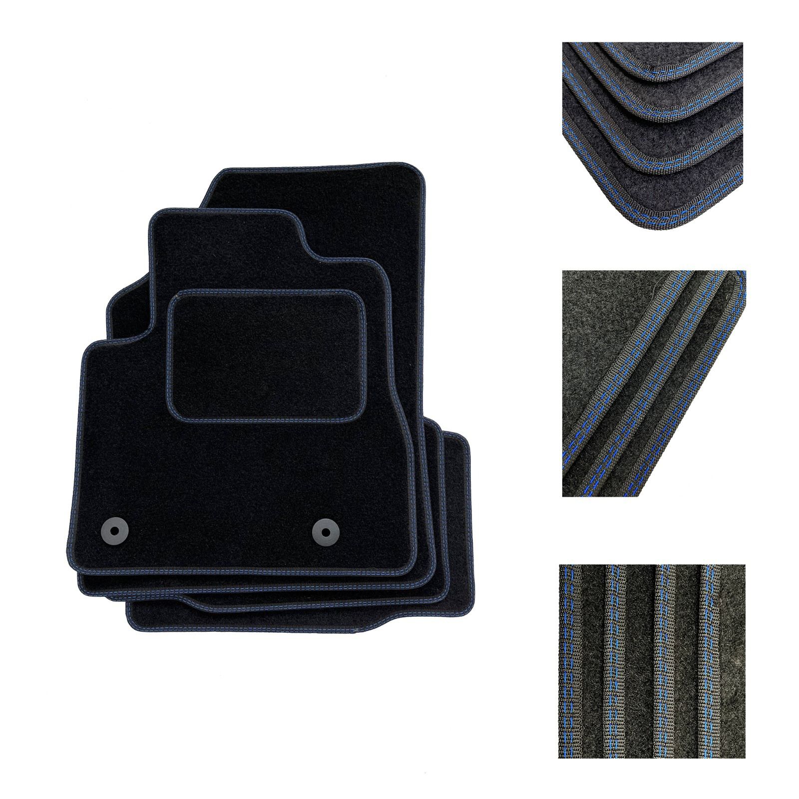 Mitsubishi ASX (2010-2025) - Auto Fußmatten - Doppelnaht - 4 Stück - 2 Clips - Bild 11 von 12