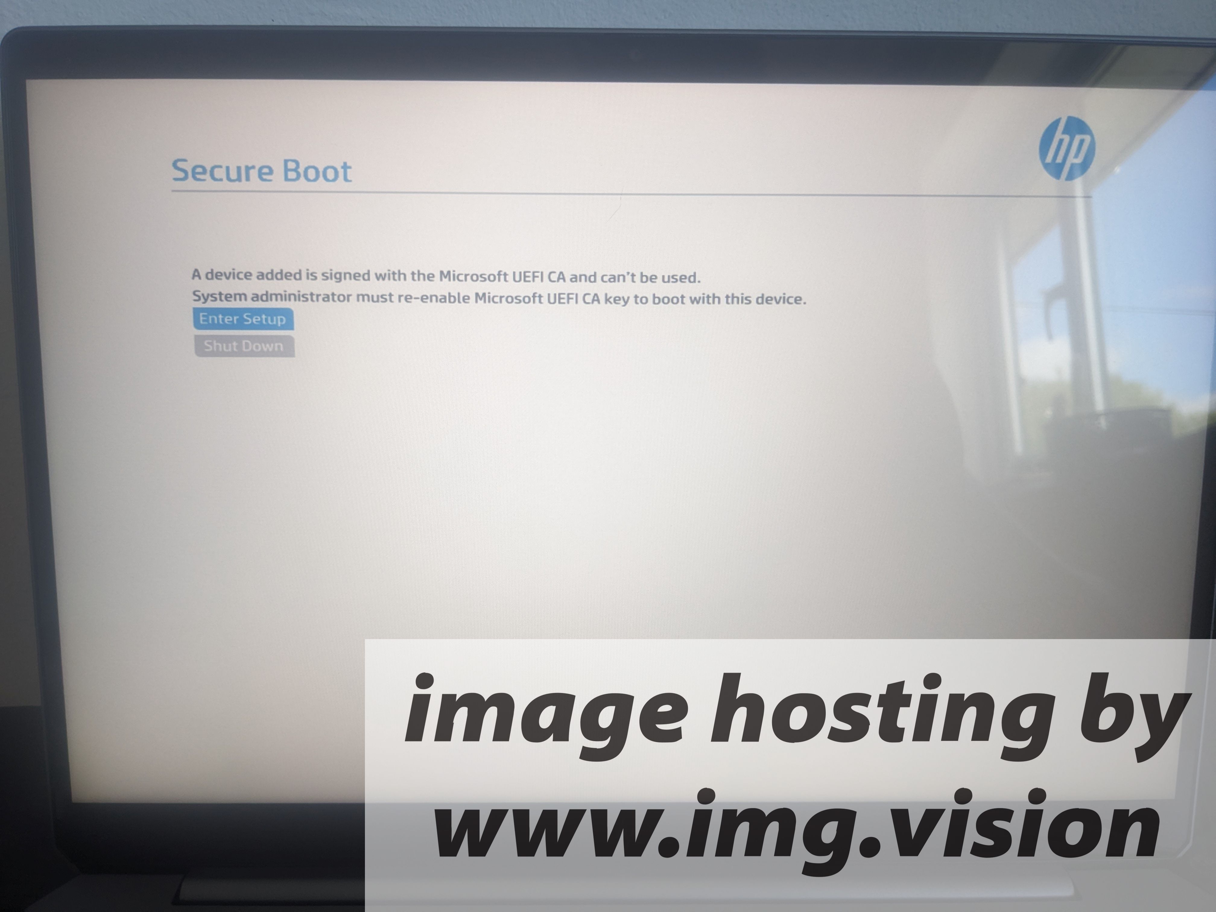 Window Secure Boot Error Message Question - Secure Boot message when booting with eGPU attached ? | Tom ...