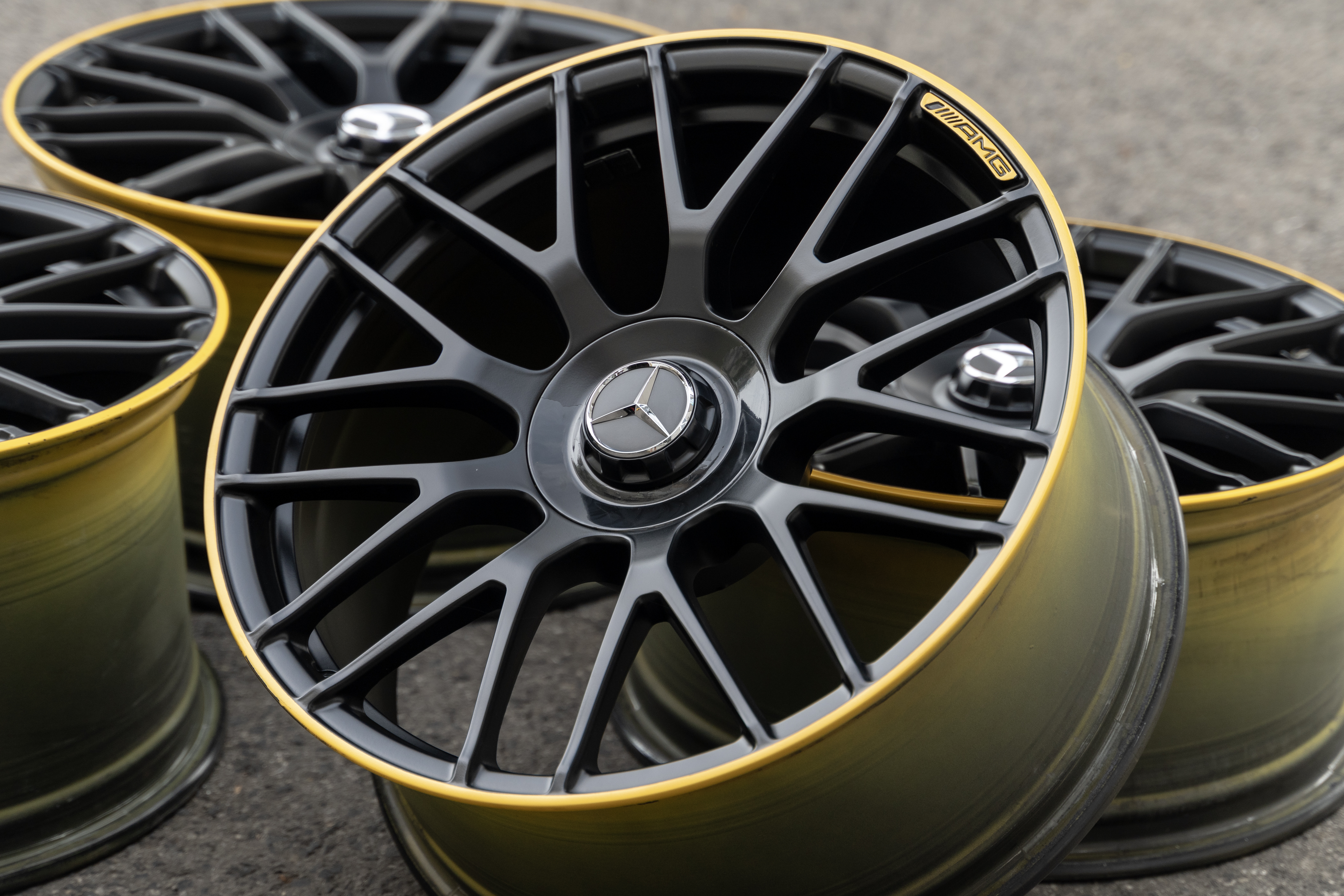 鍛造 美品】メルセデスAMG Cクラス C63S エディション1 純正 19